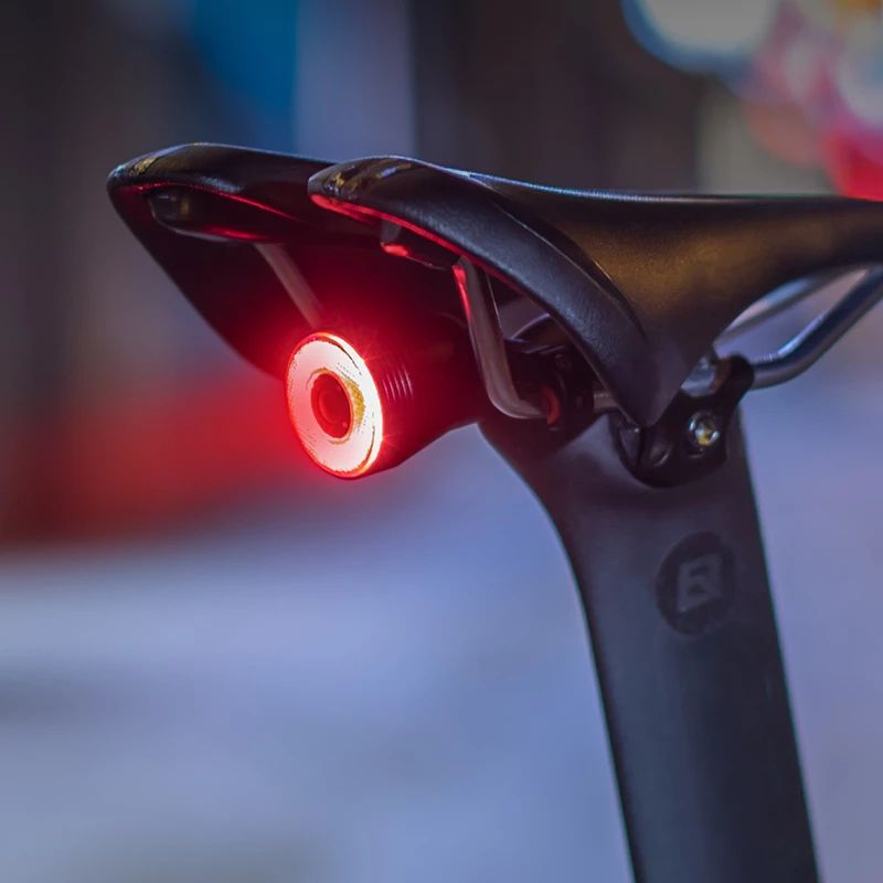Luz delantera para bicicleta, luces traseras para bicicleta, carga USB, luz  trasera para bicicleta, luz trasera, batería recargable, aleación de