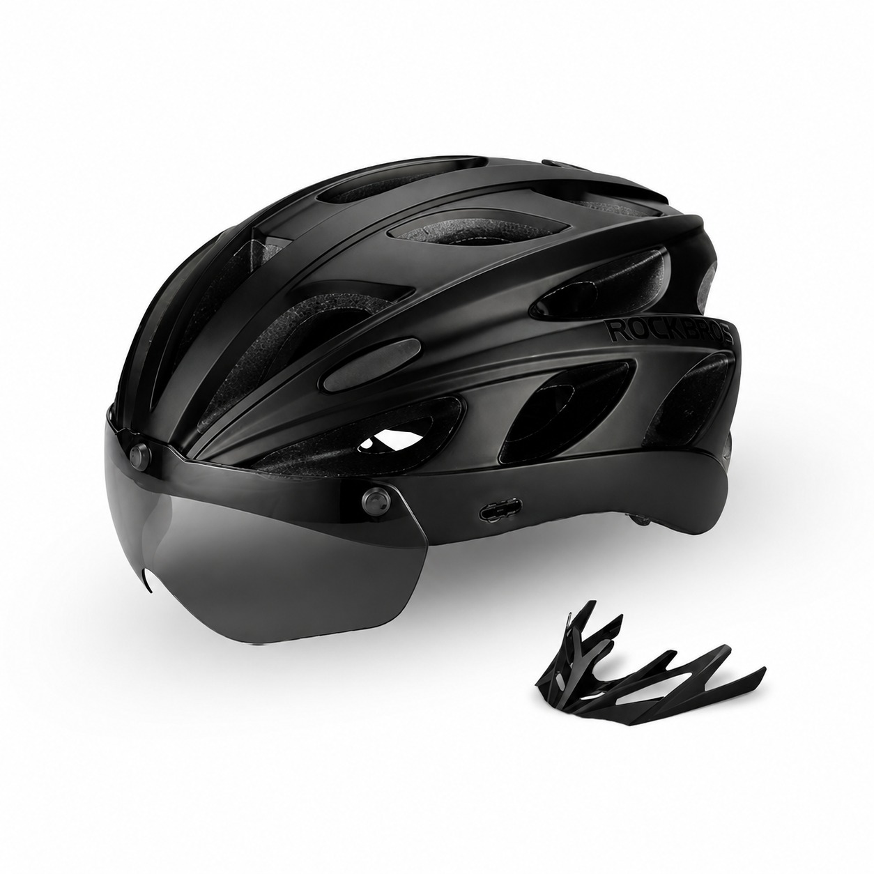 Casco TT-16 con lentes y visera Rockbros