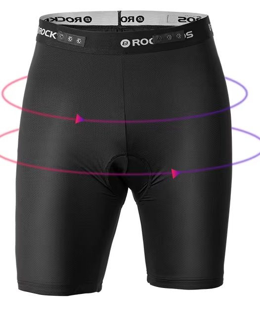 Culotte interior negro del short de ciclismo Rockbros YPK020