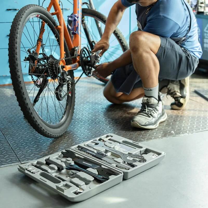 Set de herramientas profesional para reparación de bicicletas Rockbros