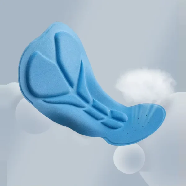 Badana ST-MULTI de espuma azul del culotte Rockbros RK2004, con canales de ventilacion perforados