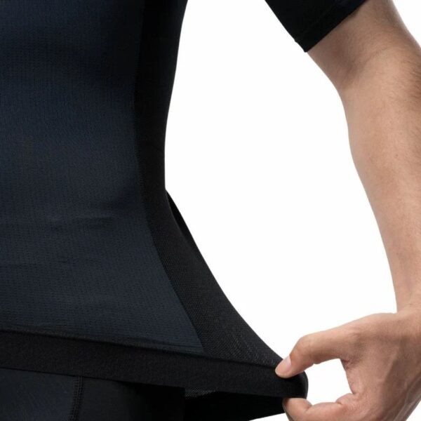 Maillot de ciclismo hombre ZH0708BK Rockbros negro - basta elástica con silicona
