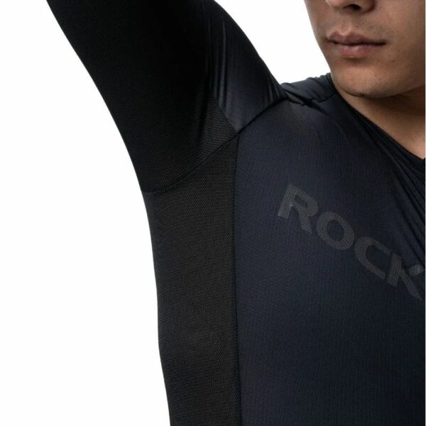 Maillot de ciclismo hombre ZH0708BK Rockbros negro - panel de malla en la axila