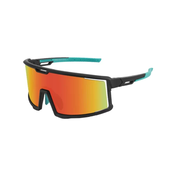 Lentes Rockbros SP252 de perfil con patillas turquesa
