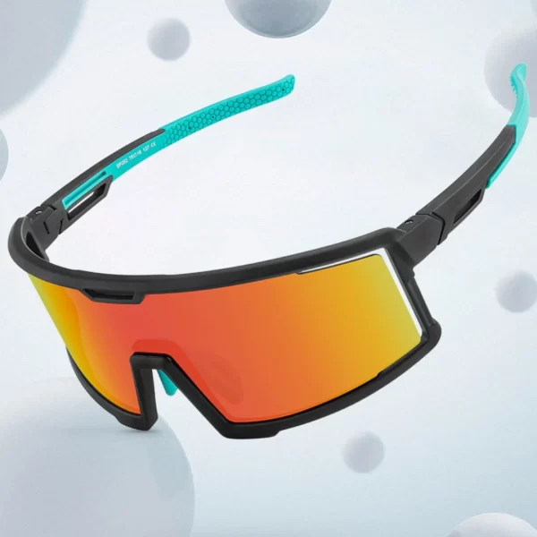 Lentes polarizados Rockbros SP252 de luna roja espejada
