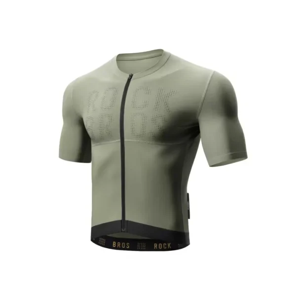 Jersey de ciclismo para hombre verde