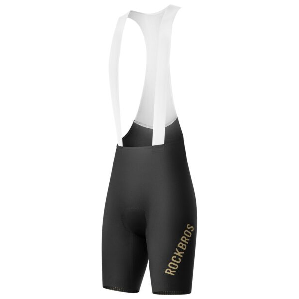 Culotte con tirantes RK2800 Rockbros negro - vista frontal