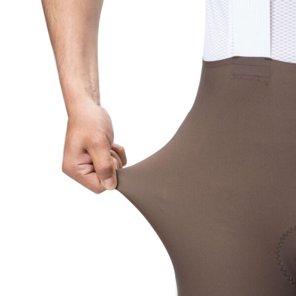 Culotte con tirantes RK2800 Rockbros marrón - tela elástica sin costuras