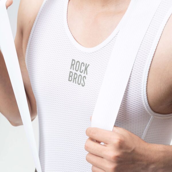 Culotte con tirantes RK2800 Rockbros marrón - tirantes de malla transpirable