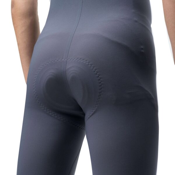 Culotte con tirantes RK2800 Rockbros gris - badana 3D vista trasera
