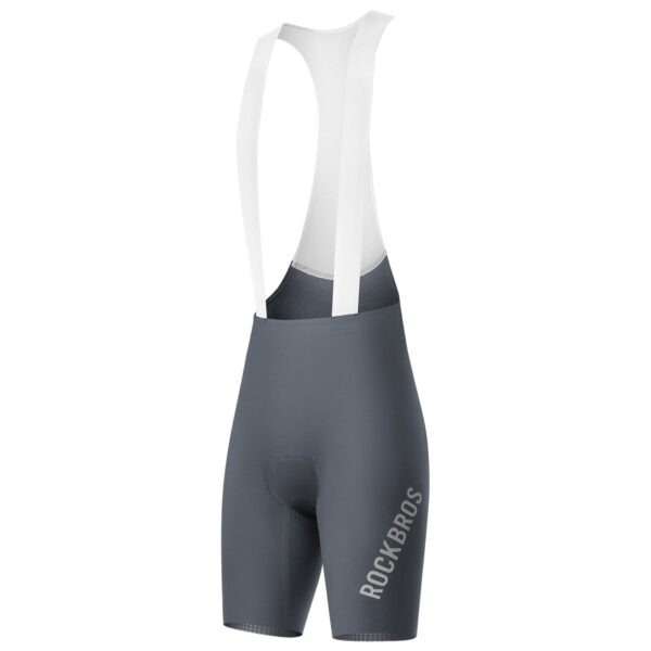 Culotte con tirantes RK2800 Rockbros gris - vista frontal
