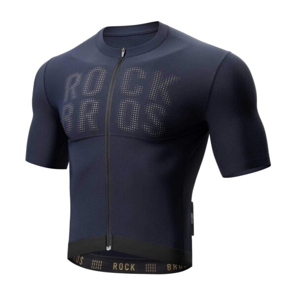Jersey de ciclismo hombre YDD25BL Rockbros azul - vista frontal