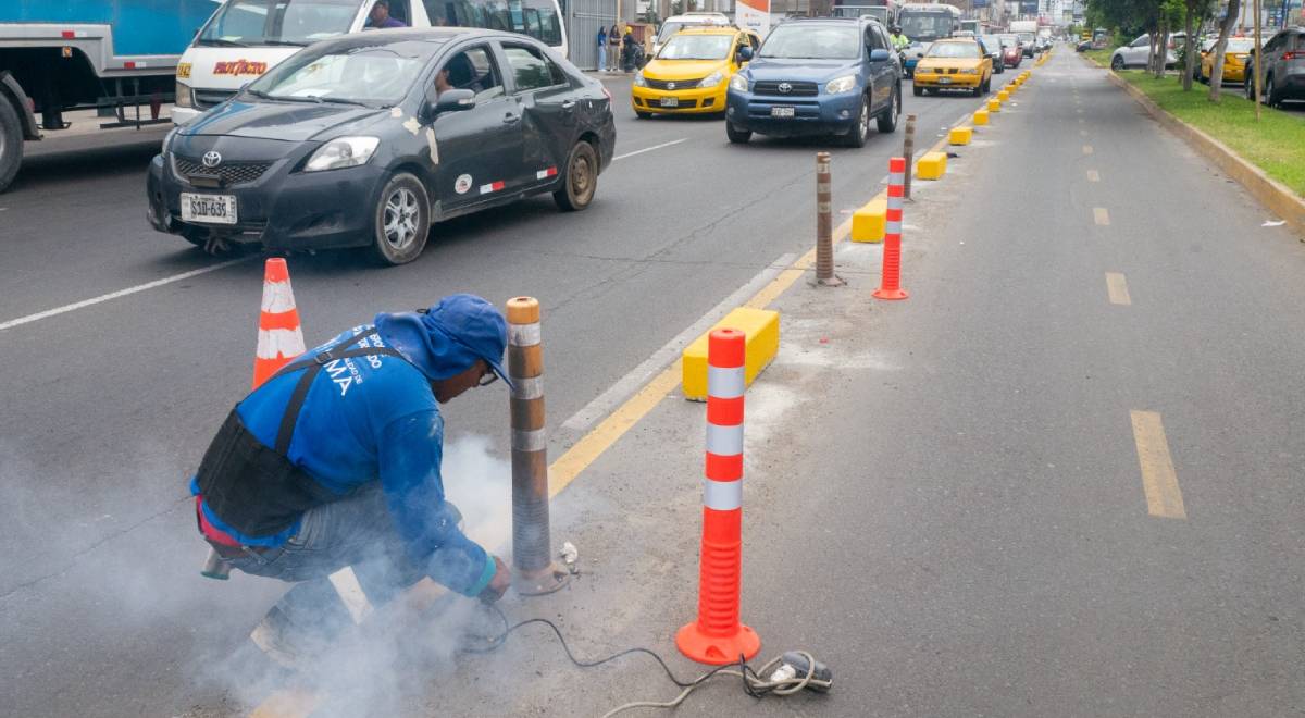 Buenas noticias para ciclistas: Mejoran ciclovía en Av. La Marina