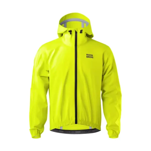 Casaca Impermeable Ciclismo Unisex Amarillo Rockbros