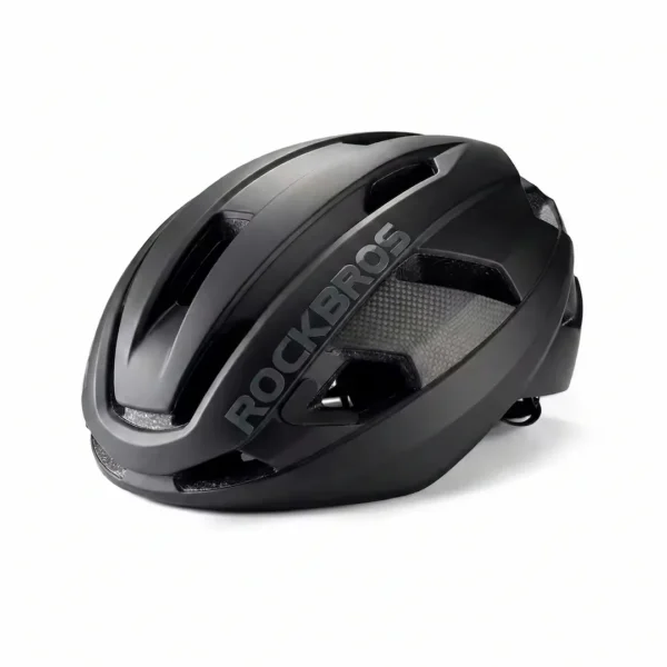 Casco de ciclismo Rockbros 4600 negro de fibra de carbono