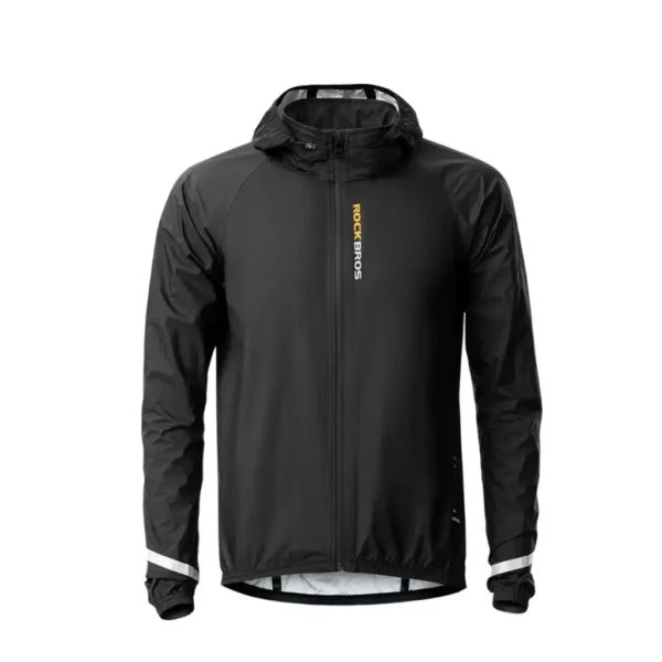 Casaca Impermeable Ciclismo Negro Rockbros
