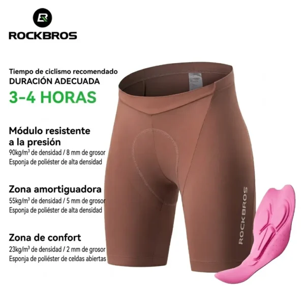 Short culotte anaranjado Rockbros - Imagen 2