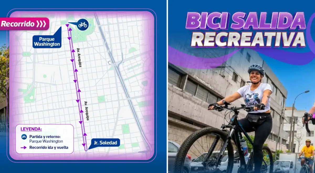 Atención ciclistas: este 8 de marzo se rueda gratis por la Av. Arequipa por el Día de la Mujer 2026
