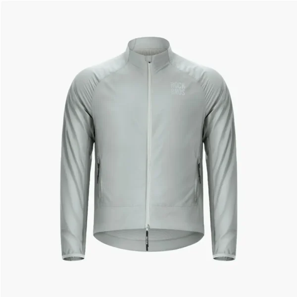 Casaca Cortavientos Ciclismo Gris Rockbros