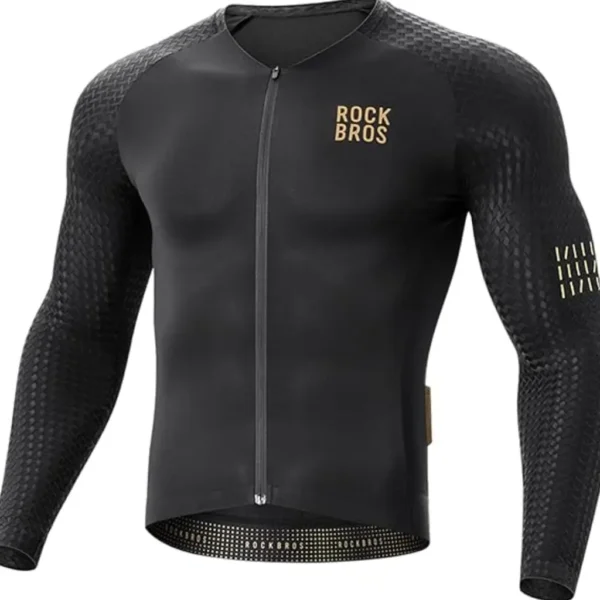 Jersey de ciclismo negro Rockbros - Imagen 3