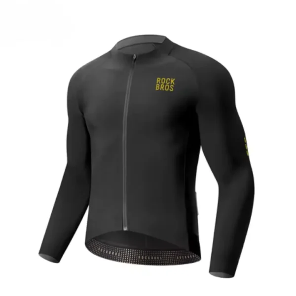Jersey de ciclismo negro Rockbros