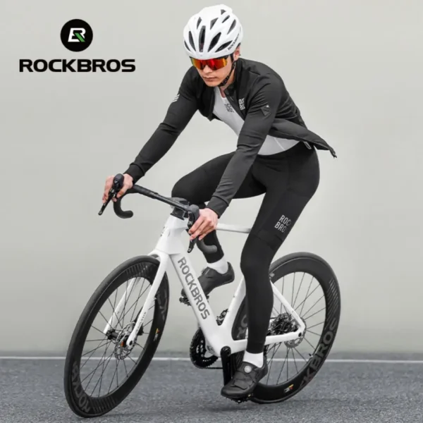 Pantalón de Ciclismo con Culotte Alcolchado Rockbros Negro - Imagen 3