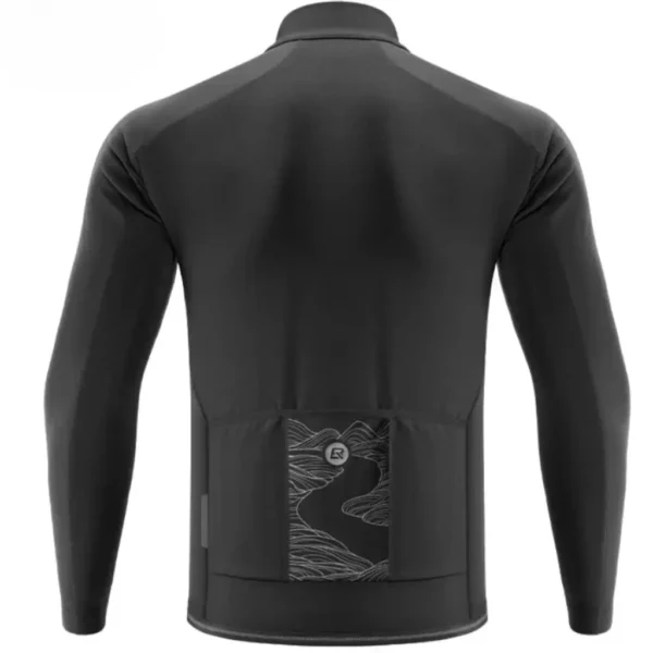 Maillote de ciclismo negro Rockbros - Imagen 2