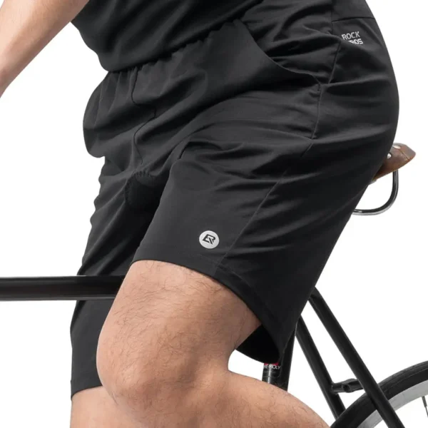Short de ciclismo Negro Rockbros - Imagen 4