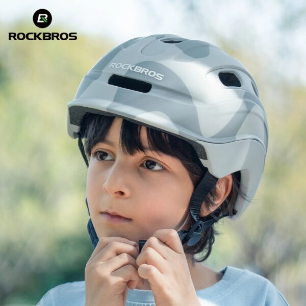 Casco Bicicleta Infantil Colorido Transpirable Antibacterial ROCKBROS