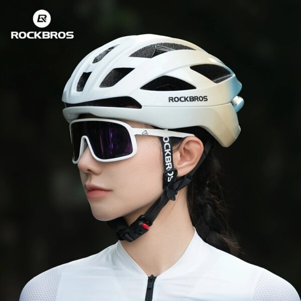 Casco Ciclismo Carretera Soporte Biónico Forro Antibacterial Ajustable ROCKBROS