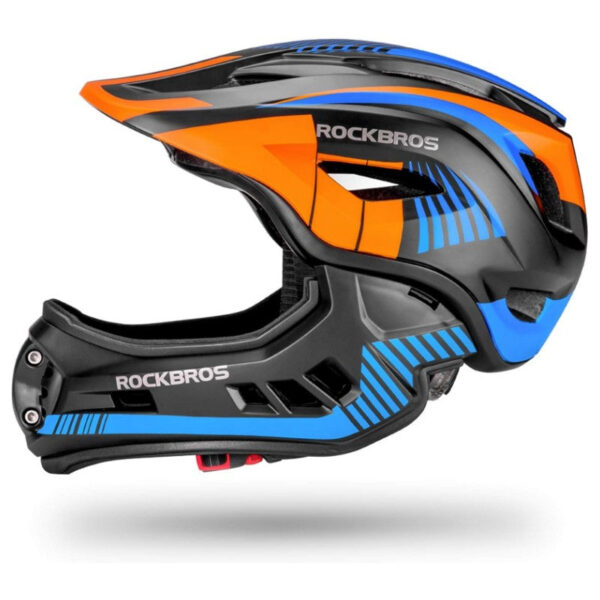 Casco Integral Bicicleta Niños Mentonera Desmontable 3-16 Años ROCKBROS