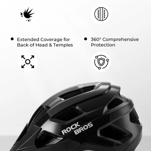 Casco Bicicleta Juvenil Transpirable Protección Antibacterial ROCKBROS