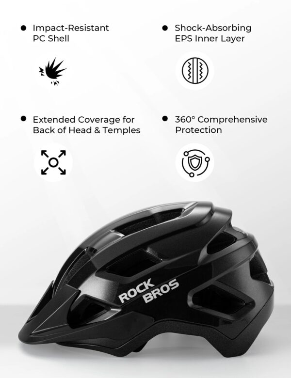 Casco Bicicleta Juvenil Transpirable Protección Antibacterial ROCKBROS