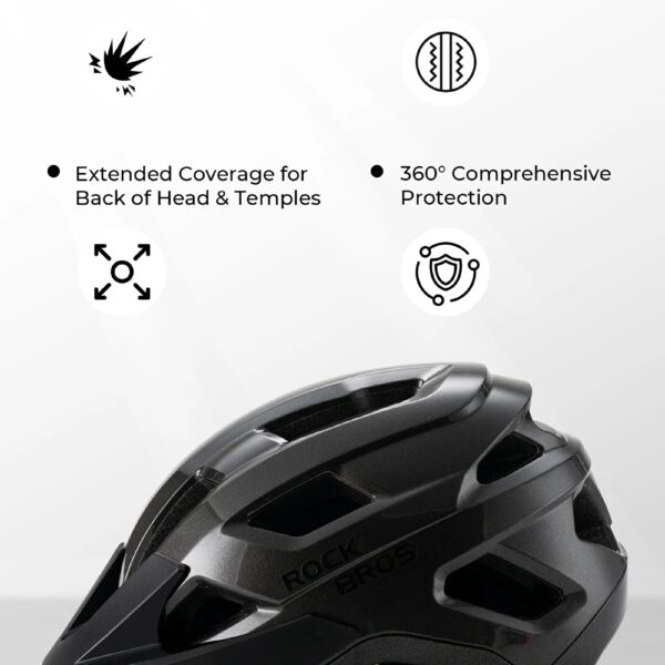 Casco Bicicleta Juvenil Transpirable Protección Antibacterial ROCKBROS