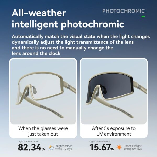 Lentes de Ciclismo SP376 Fotocromáticos y Polarizados ROCKBROS
