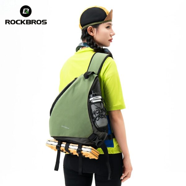 Mochila Bandolera 11.5L Cierre Magnético para Ciclismo y Viaje ROCKBROS