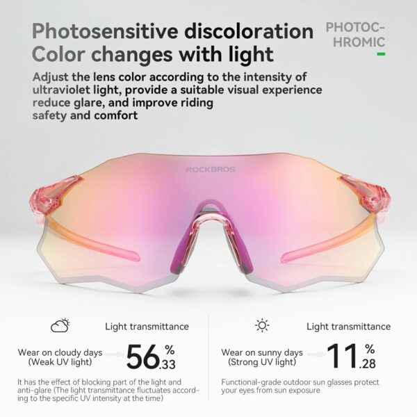 Lentes de Ciclismo Polarizados Ligeros UV400 ROCKBROS