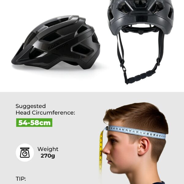 Casco Bicicleta Juvenil Transpirable Protección Antibacterial ROCKBROS
