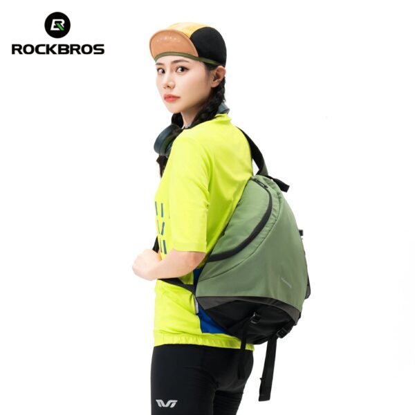 Mochila Bandolera 11.5L Cierre Magnético para Ciclismo y Viaje ROCKBROS