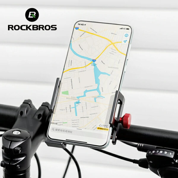 Soporte Celular Bicicleta Clip Anillo para Teléfonos 4.7-7.09 Pulgadas ROCKBROS