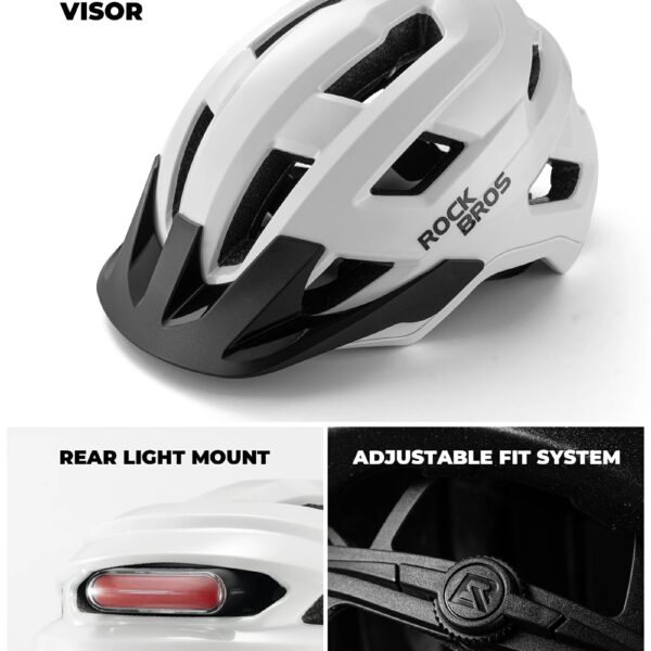 Casco Bicicleta Juvenil Transpirable Protección Antibacterial ROCKBROS