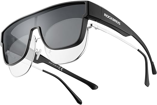 Lentes Deportivos Polarizados UV400 Over-Glass para Ciclistas con Medida ROCKBROS