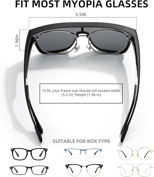 Lentes Deportivos Polarizados UV400 Over-Glass para Ciclistas con Medida ROCKBROS
