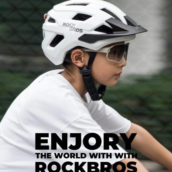 Casco Bicicleta Juvenil Transpirable Protección Antibacterial ROCKBROS