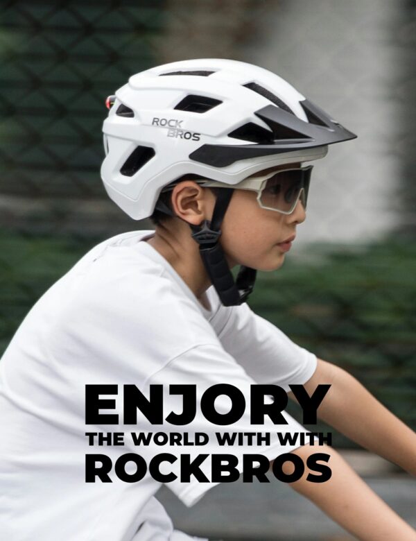 Casco Bicicleta Juvenil Transpirable Protección Antibacterial ROCKBROS