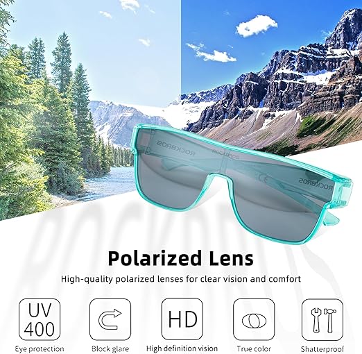 Lentes Deportivos Polarizados UV400 Over-Glass para Ciclistas con Medida ROCKBROS
