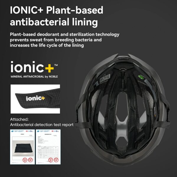 Casco Ciclismo Carretera Soporte Biónico Forro Antibacterial Ajustable ROCKBROS