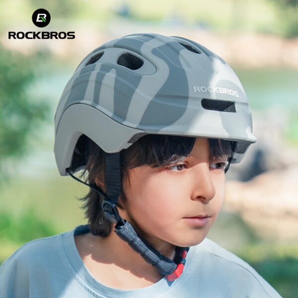 Casco Bicicleta Infantil Colorido Transpirable Antibacterial ROCKBROS