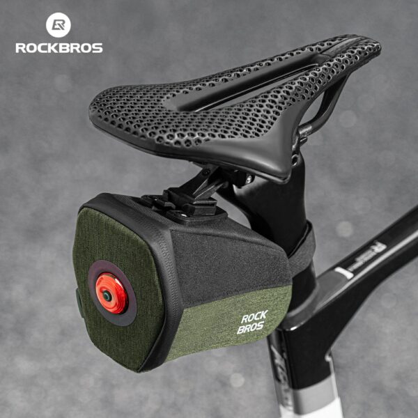 Bolso Trasero de Sillín Multifuncional con Luz LED ROCKBROS