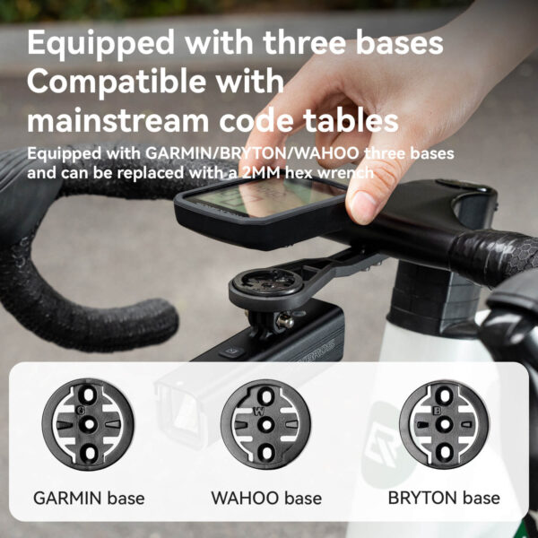Soporte Ciclocomputador Extensión de Manubrio para Bicicleta ROCKBROS